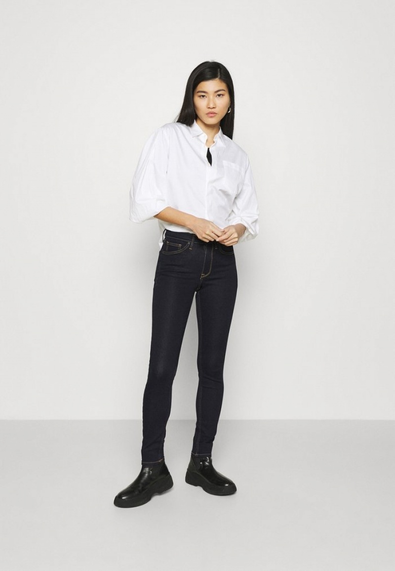 Anna Field Best Sale Slim Jeans Dame Blå | NO-XVUOK-2439