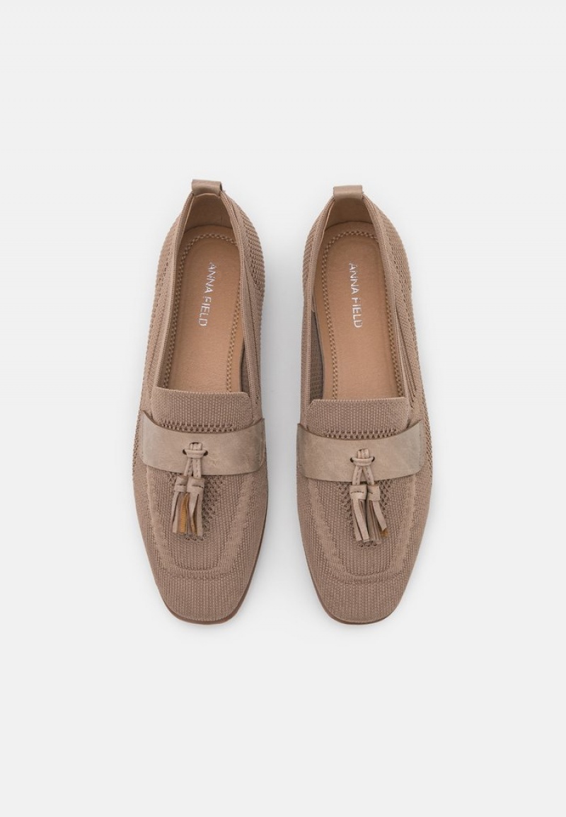 Anna Field Best Sale Slip-Ons Lave Sko Dame Grå Brune | NO-CEWSF-2487