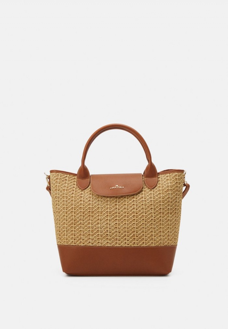 Anna Field Best Sale Tote Veske Dame Beige | NO-MAOTE-2653