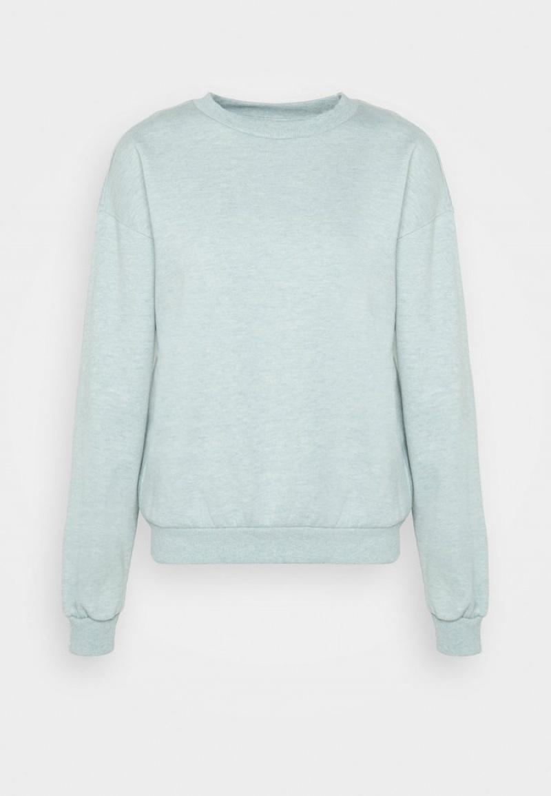 Anna Field Brand New Sweatshirt Pullover Dame Blå | NO-INGMD-2743