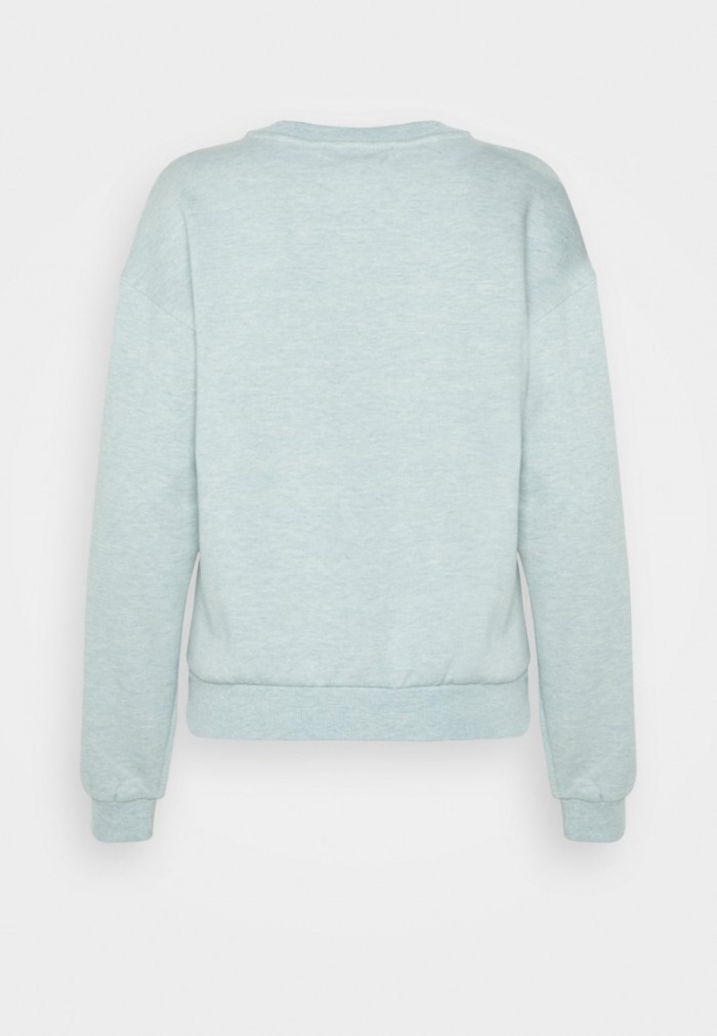 Anna Field Brand New Sweatshirt Pullover Dame Blå | NO-INGMD-2743