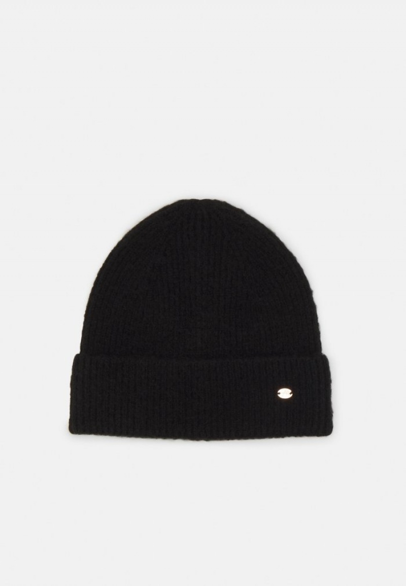 Anna Field Budget Beanie Dame Svarte | NO-VDHGP-1572