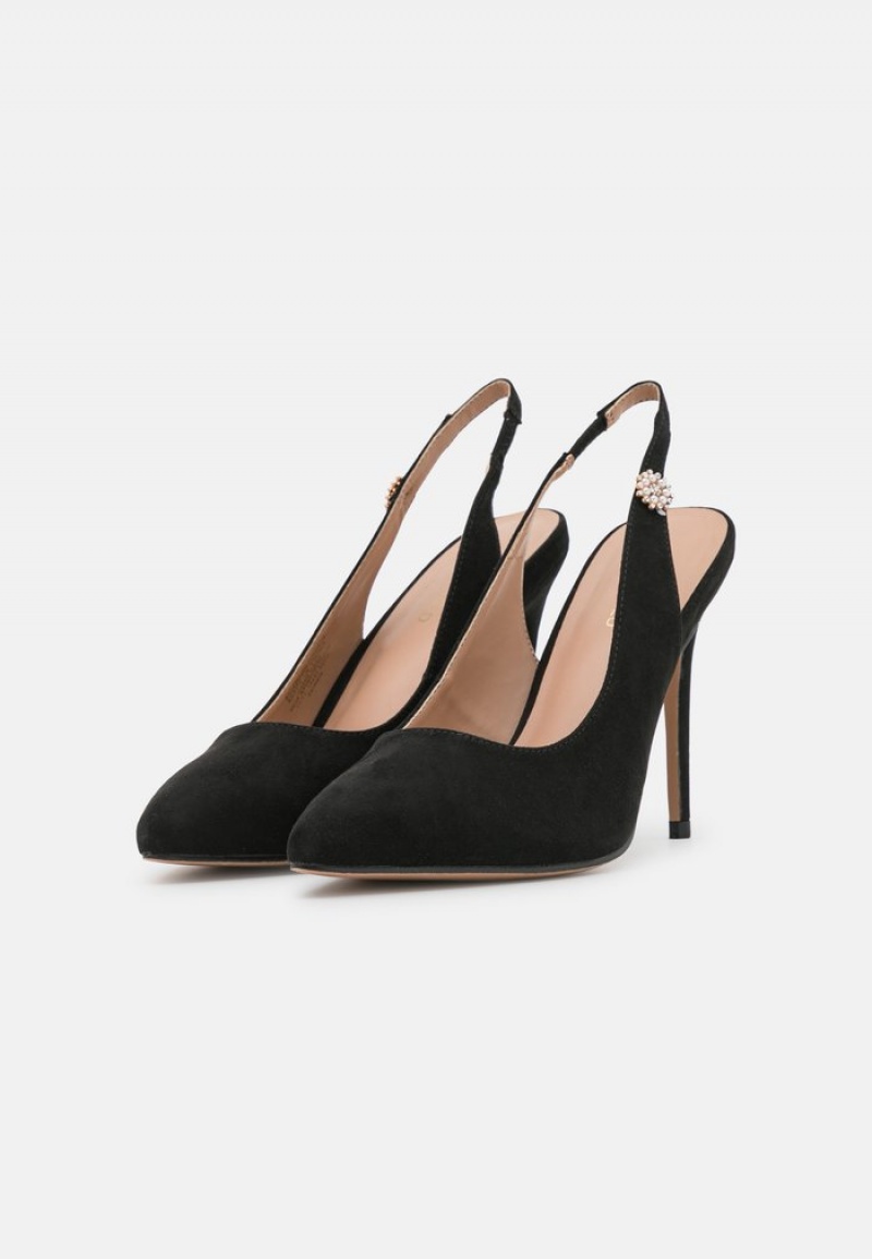 Anna Field Budget Classic Heels Pumps Dame Svarte | NO-TINFR-2058