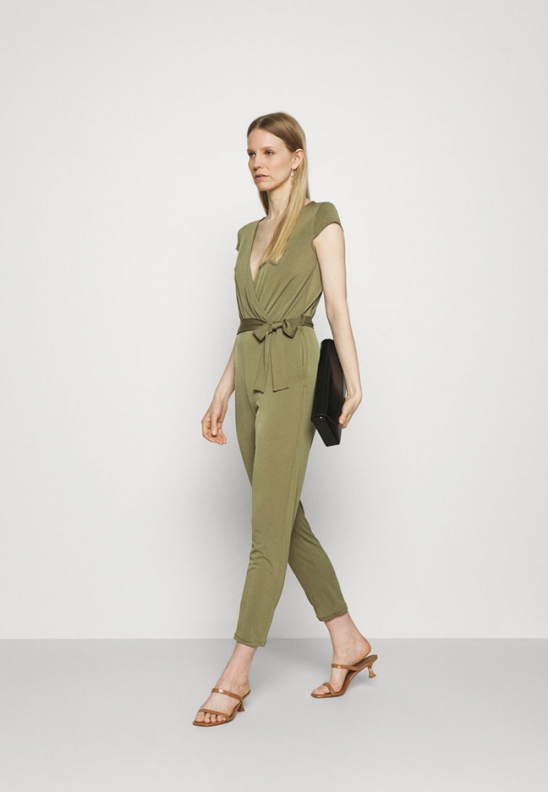 Anna Field Budget Jumpsuit Dame Khaki | NO-FTMOJ-5610