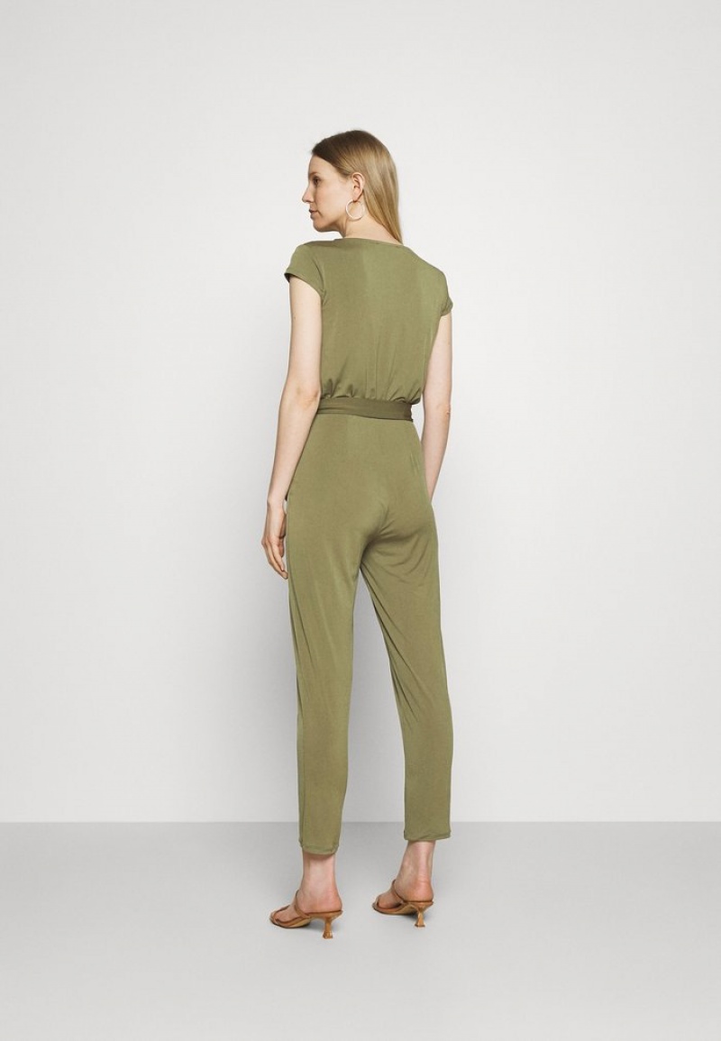 Anna Field Budget Jumpsuit Dame Khaki | NO-FTMOJ-5610