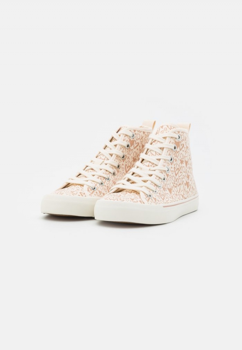 Anna Field Budget Love High-Top Joggesko Dame Lyse Rosa | NO-VGEFA-1856