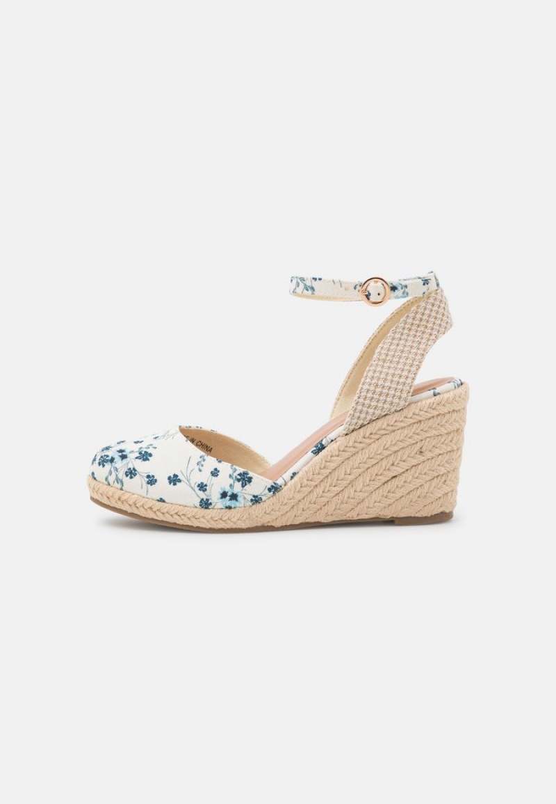 Anna Field Budget Platform Sandaler Dame Hvite | NO-ZHKJB-8297