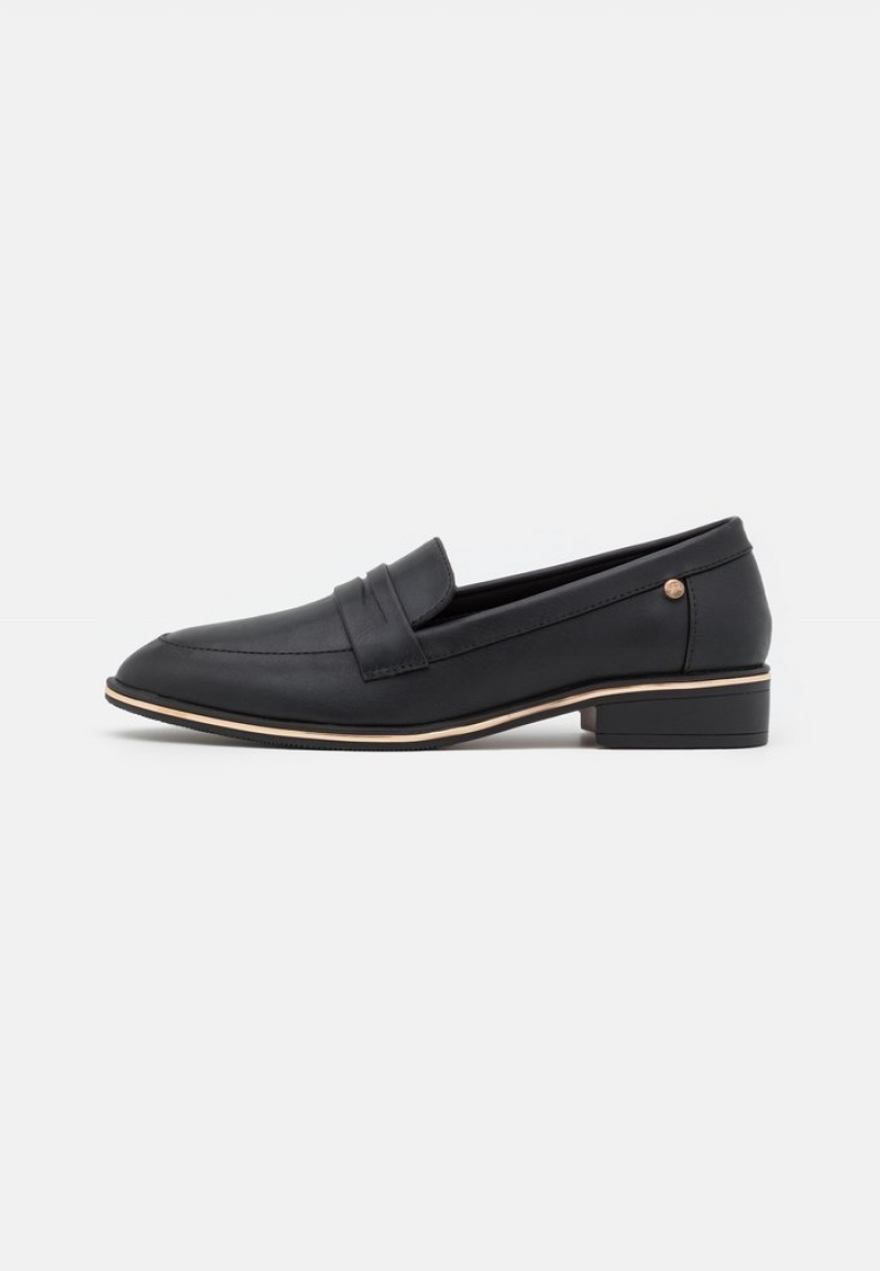 Anna Field Budget Slip-Ons Lave Sko Dame Svarte | NO-IFXTB-0614