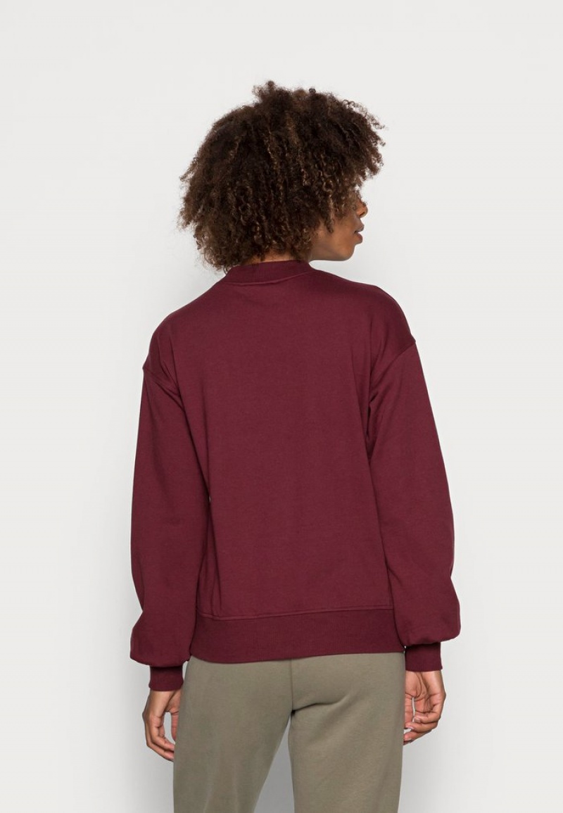 Anna Field Budget Sweatshirt Pullover Dame Burgunder | NO-BJSZU-2845