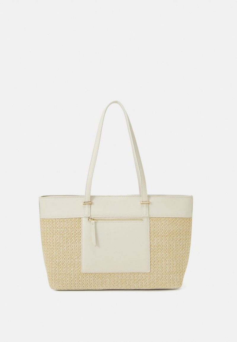 Anna Field Budget Tote Veske Dame Beige | NO-ETNDB-3105