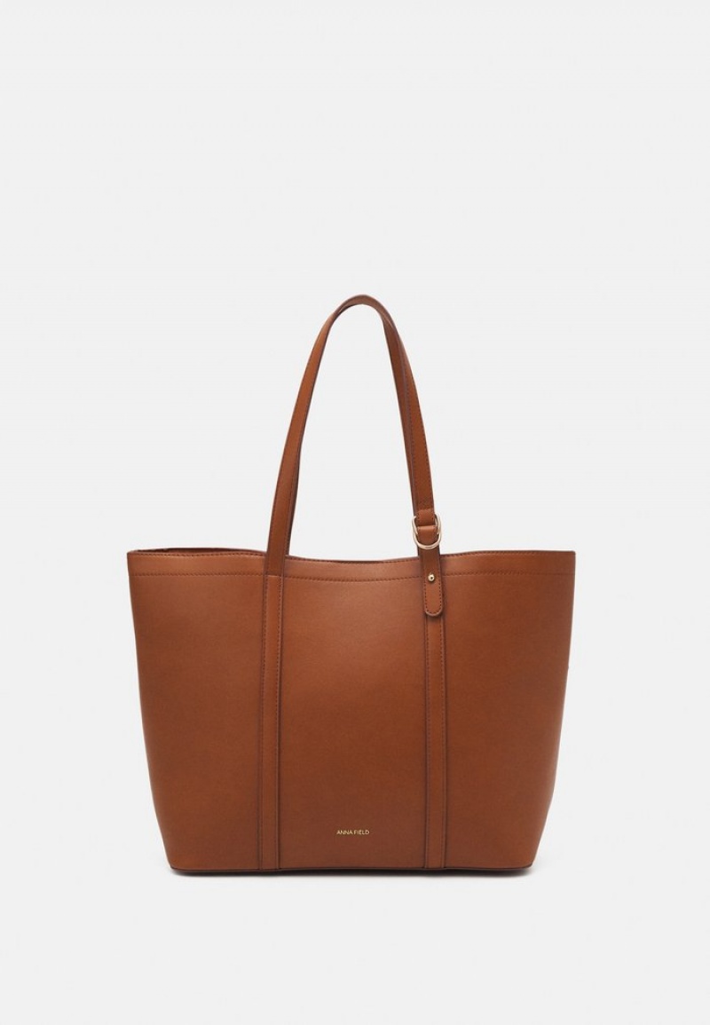 Anna Field Budget Tote Veske Dame Brune | NO-VZNPG-6548