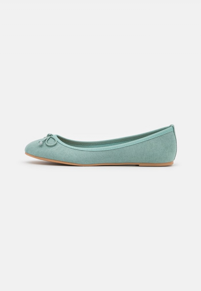 Anna Field Buy Ballet Pumps Ballerinasko Dame Mint | NO-MGWIT-6253