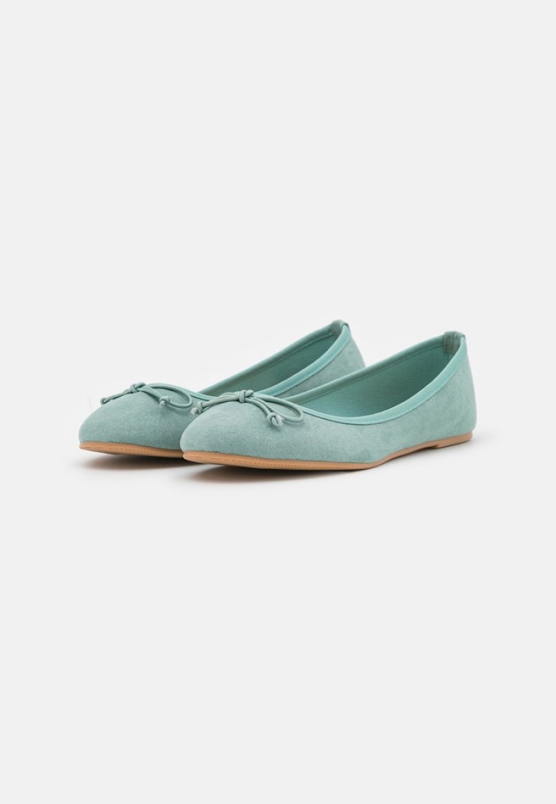 Anna Field Buy Ballet Pumps Ballerinasko Dame Mint | NO-MGWIT-6253