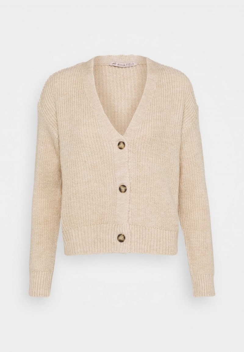 Anna Field Buy Cardigan Dame Beige | NO-QEFAO-1278