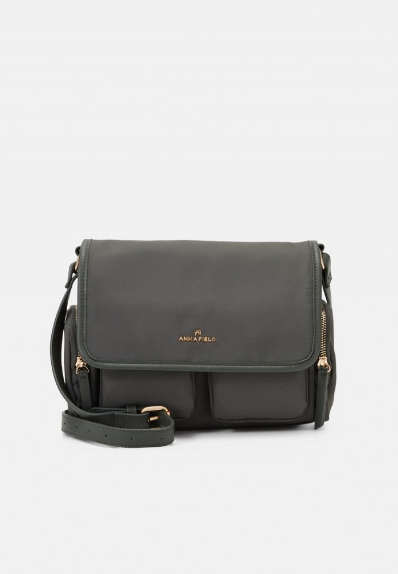 Anna Field Buy Cross Body Vesker Dame Grønn | NO-KCWEQ-1360