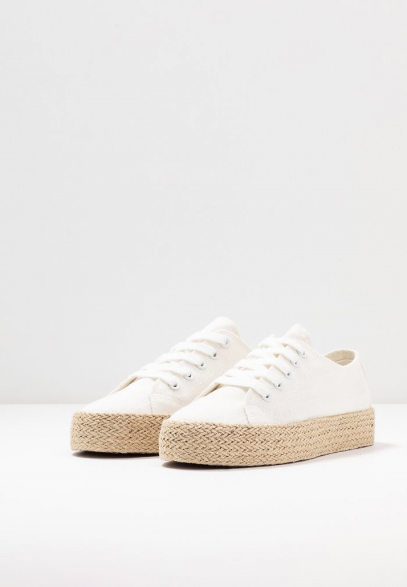 Anna Field Buy Espadrilles Lave Sko Dame Hvite | NO-GLJAK-0895