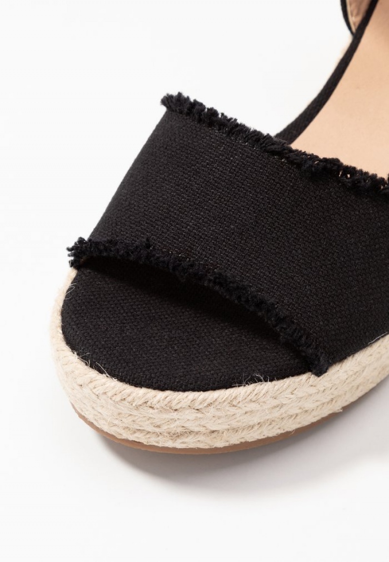 Anna Field Buy Espadrilles Sandaler Dame Svarte | NO-SEAJU-6287