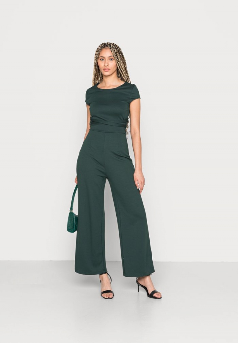 Anna Field Buy Jumpsuit Dame Mørke Grønn | NO-TMXLQ-3620