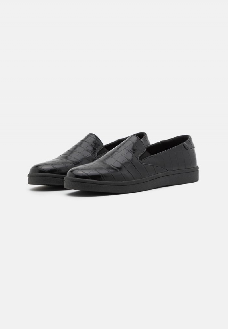 Anna Field Buy Slip-Ons Lave Sko Dame Svarte | NO-STOXM-3781