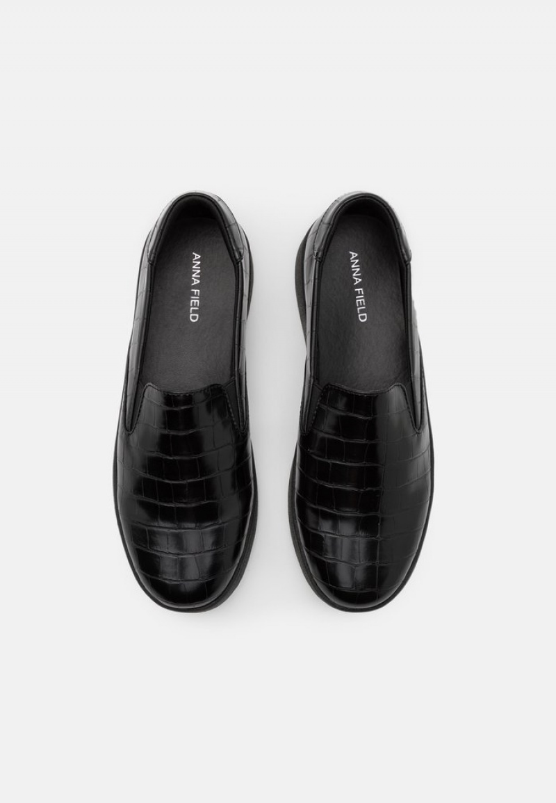 Anna Field Buy Slip-Ons Lave Sko Dame Svarte | NO-STOXM-3781