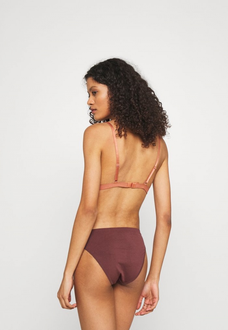 Anna Field Cheap 3 Pack Seamless Truser Dame Beige | NO-YIDLB-1038