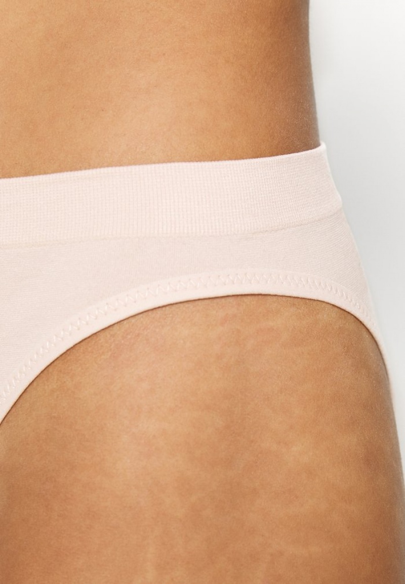 Anna Field Cheap 3 Pack Seamless Truser Dame Beige | NO-ULVRX-5231