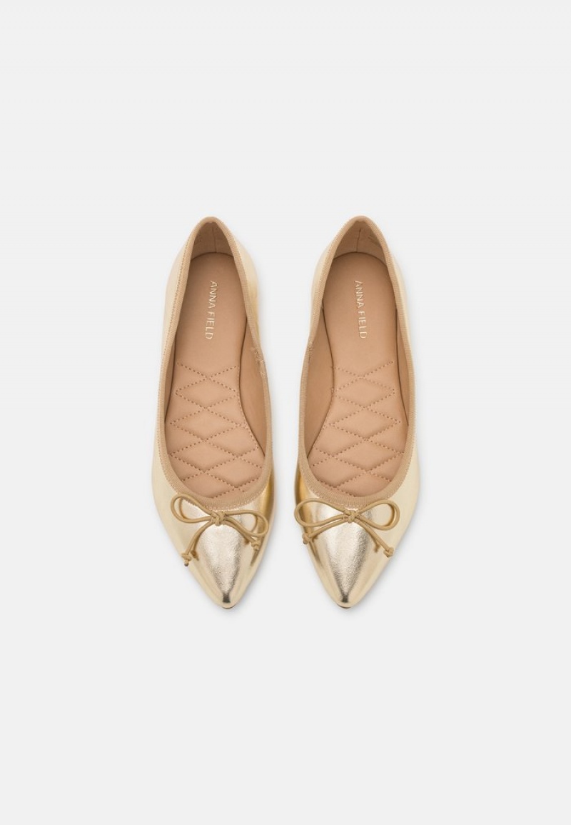 Anna Field Cheap Ballet Pumps Ballerinasko Dame Gull | NO-JIYLN-2430