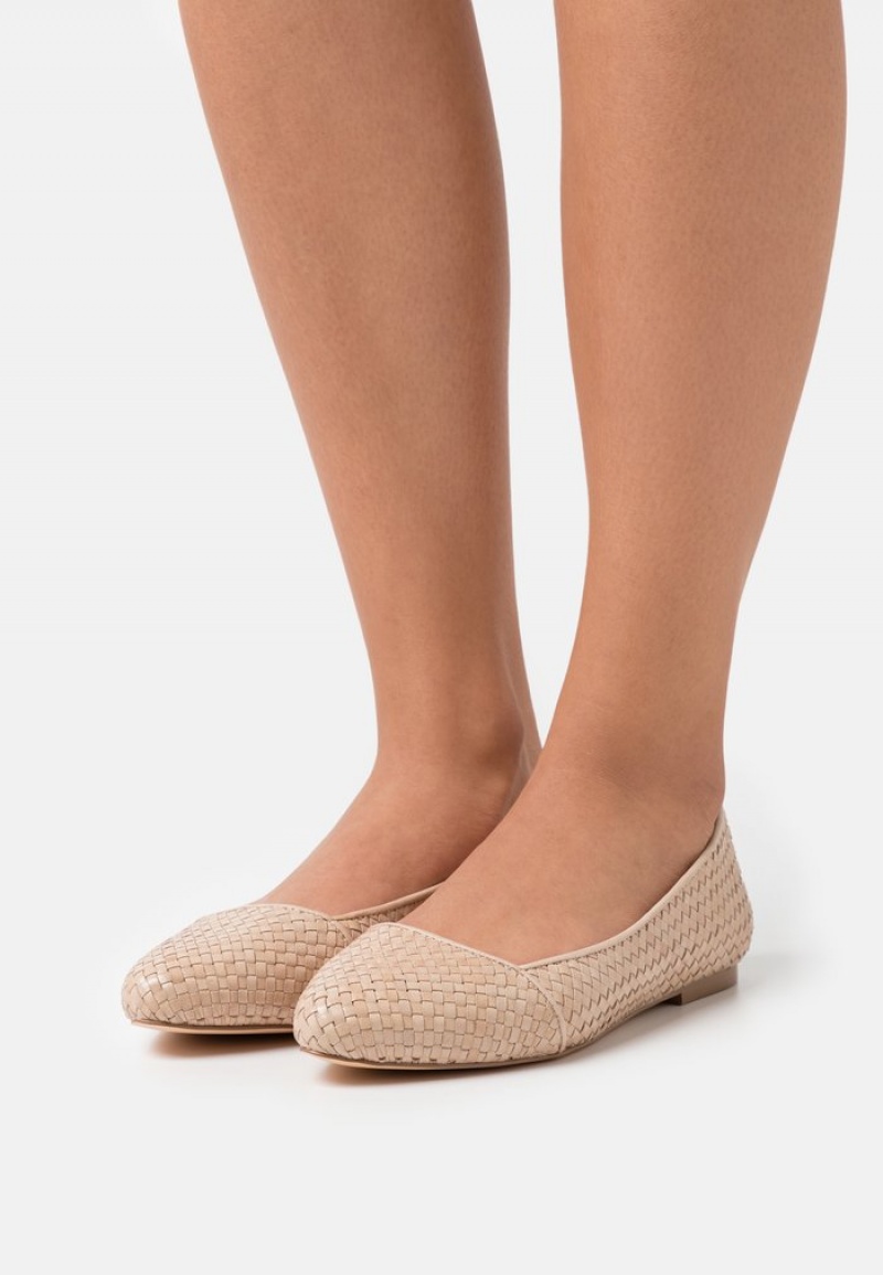 Anna Field Cheap Ballet Pumps Ballerinasko Dame Beige | NO-BKLAX-1075