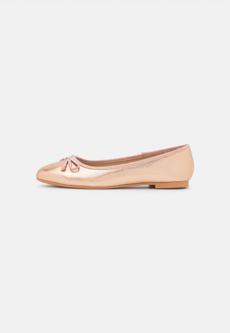 Anna Field Cheap Ballet Pumps Ballerinasko Dame Rosa Gull | NO-WHRKM-9054