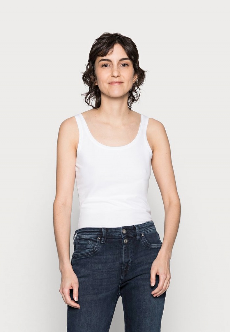 Anna Field Cheap Basic Tank 3Er Pack Top T-Skjorte Dame Svarte | NO-HGVKQ-6031