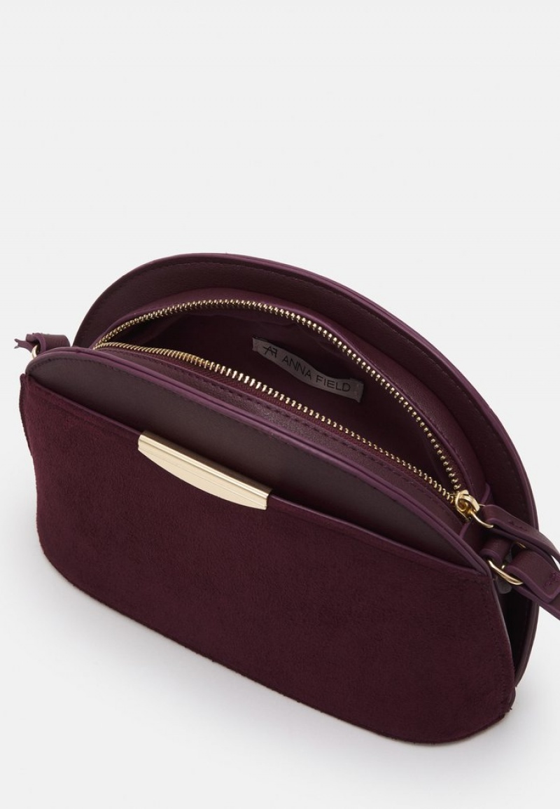 Anna Field Cheap Cross Body Vesker Dame Burgunder | NO-YKASW-8475