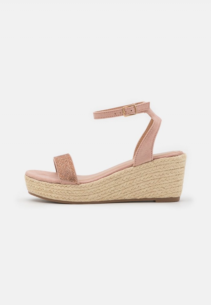 Anna Field Cheap Espadrilles Sandaler Dame Lyse Rosa | NO-VAHWX-8631