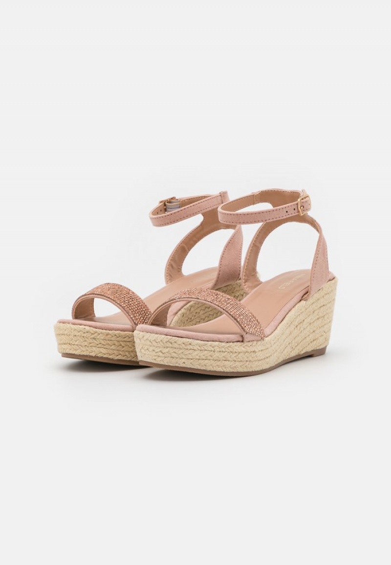 Anna Field Cheap Espadrilles Sandaler Dame Lyse Rosa | NO-VAHWX-8631