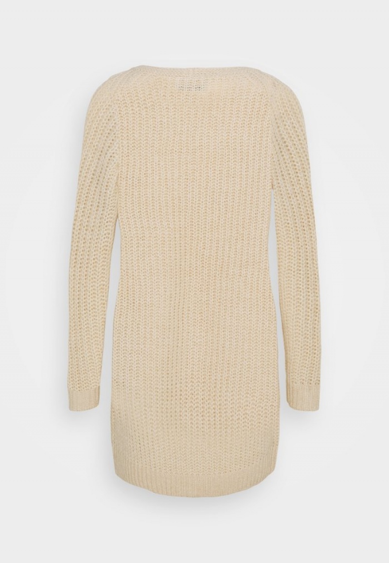 Anna Field Cheap Jumper Kjole Dame Beige | NO-BVCLZ-9681