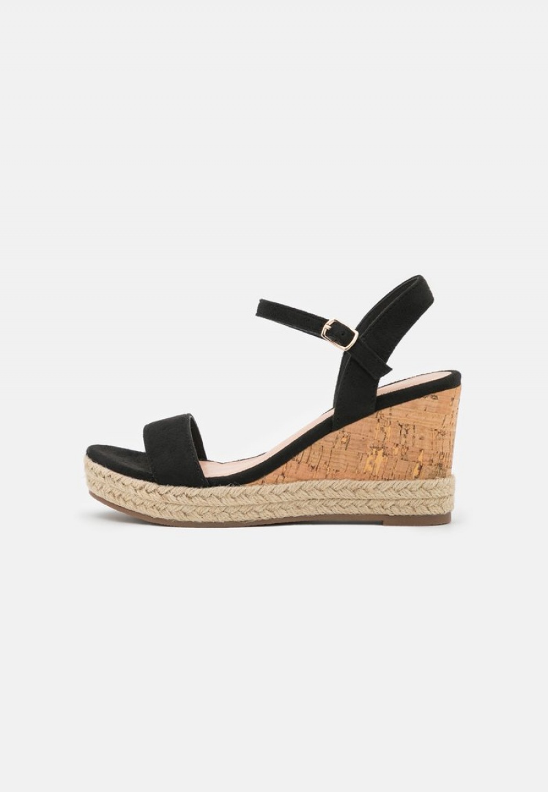 Anna Field Cheap Platform Sandaler Dame Svarte | NO-IPRZO-8350