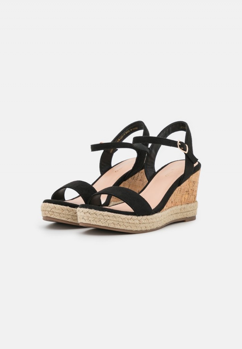 Anna Field Cheap Platform Sandaler Dame Svarte | NO-IPRZO-8350