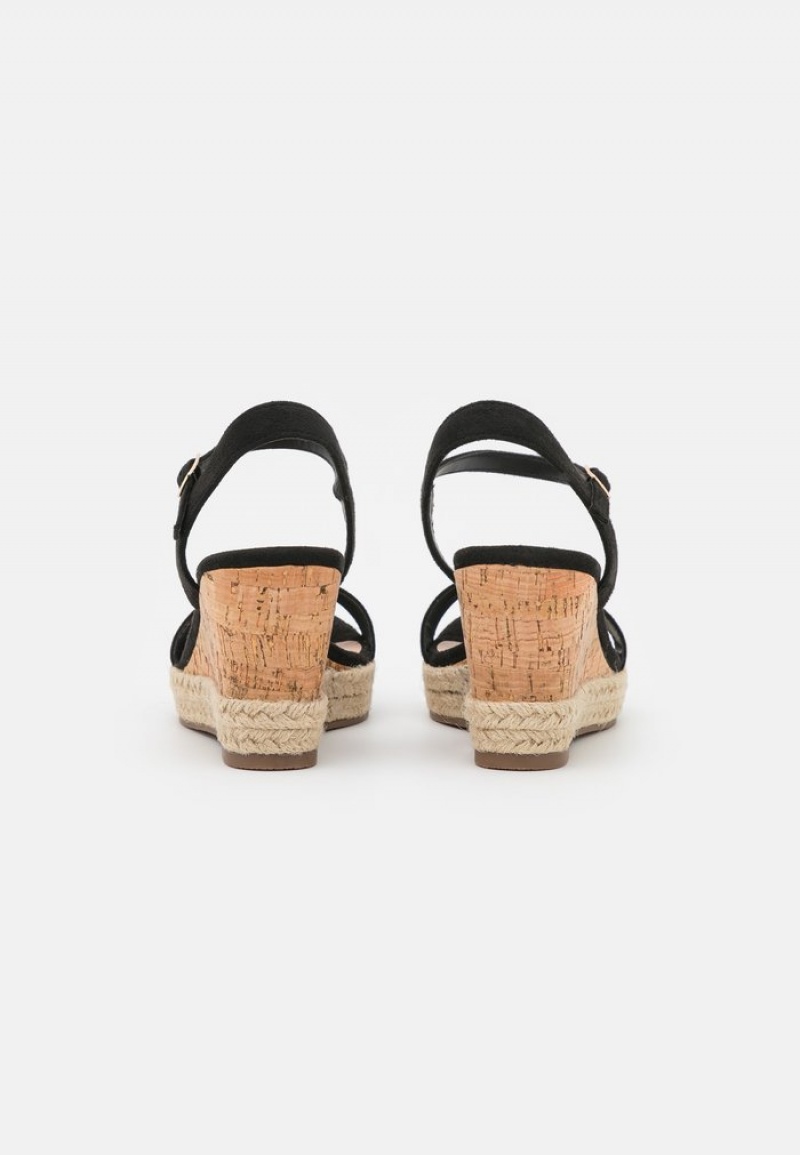 Anna Field Cheap Platform Sandaler Dame Svarte | NO-IPRZO-8350