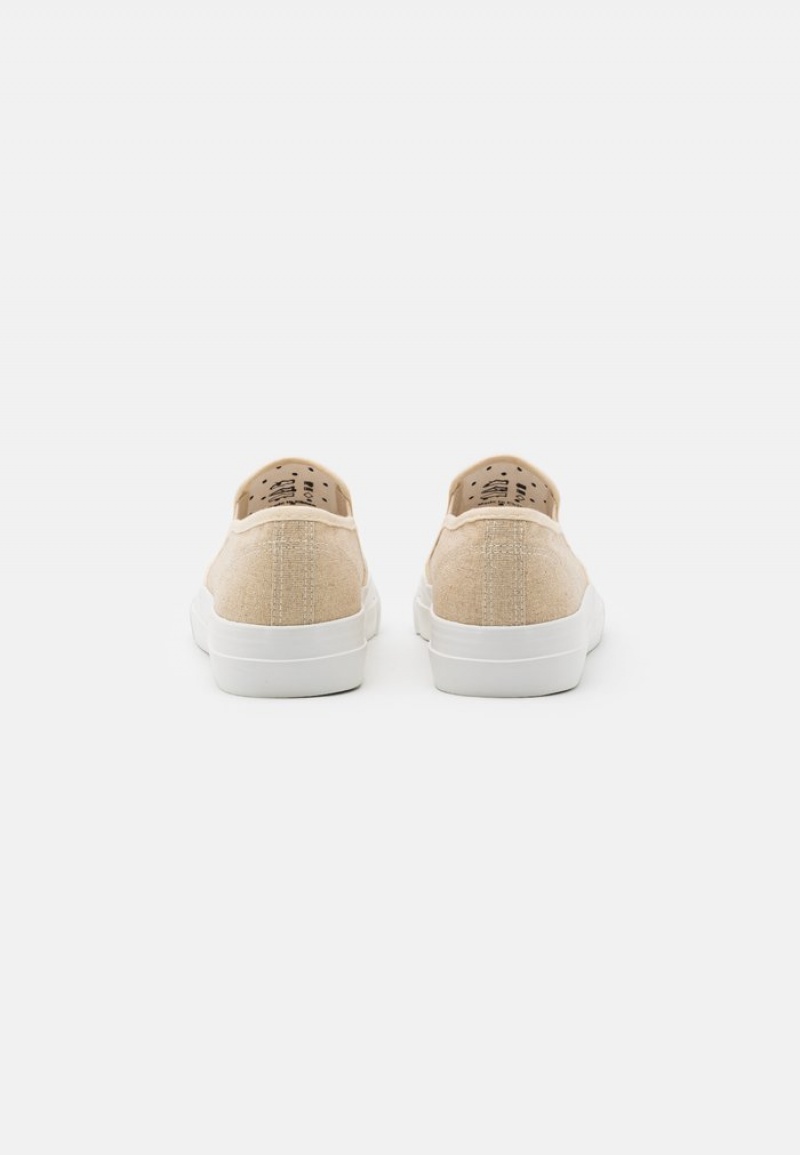 Anna Field Cheap Slip-Ons Lave Sko Dame Beige | NO-UNPBE-4056