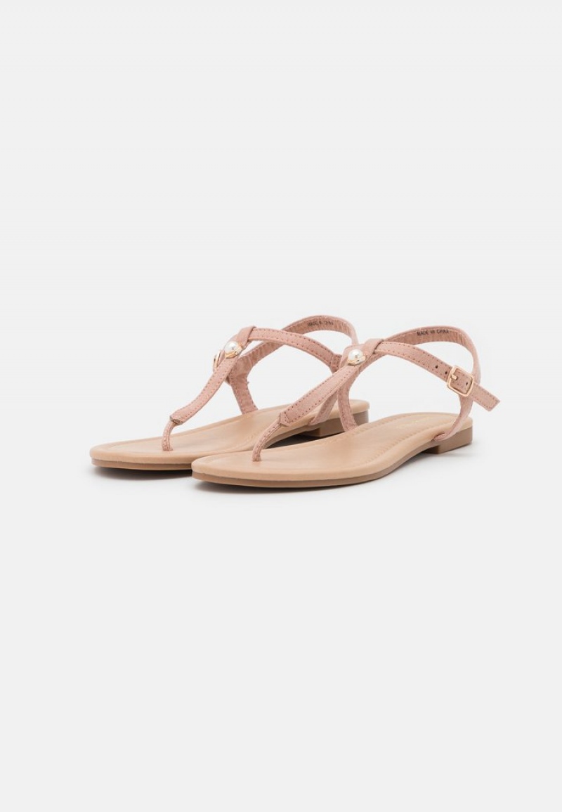 Anna Field Cheap T-Bar Sandaler Dame Lyse Rosa | NO-ACFXP-8913