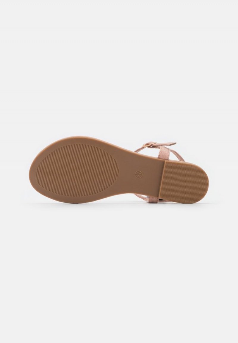 Anna Field Cheap T-Bar Sandaler Dame Lyse Rosa | NO-ACFXP-8913