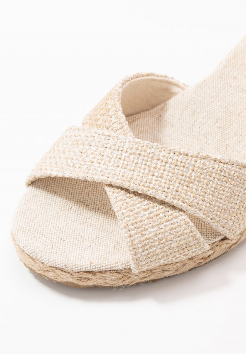 Anna Field Cheap Wedge Sandaler Dame Beige | NO-MTAJX-4016