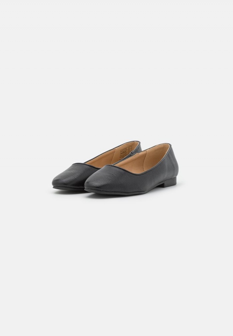 Anna Field Cheapest Ballet Pumps Ballerinasko Dame Svarte | NO-MDLZN-9548