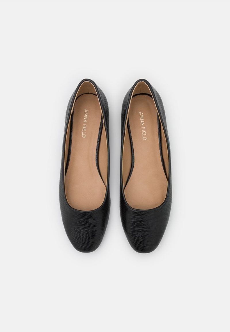 Anna Field Cheapest Ballet Pumps Ballerinasko Dame Svarte | NO-MDLZN-9548