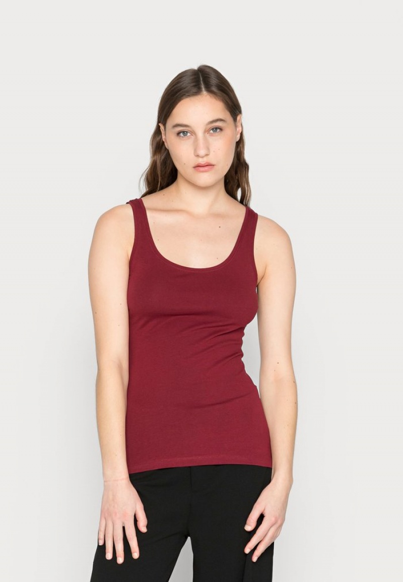 Anna Field Cheapest Basic Tank 3Er Pack Top T-Skjorte Dame Svarte | NO-JUYMN-1497