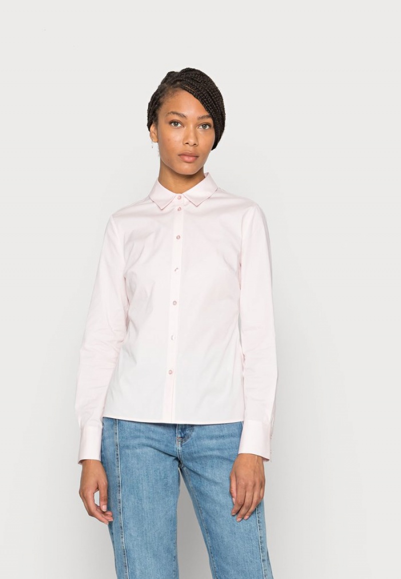 Anna Field Cheapest Button-Down Bluse Dame Rosa | NO-ZYHLW-4302