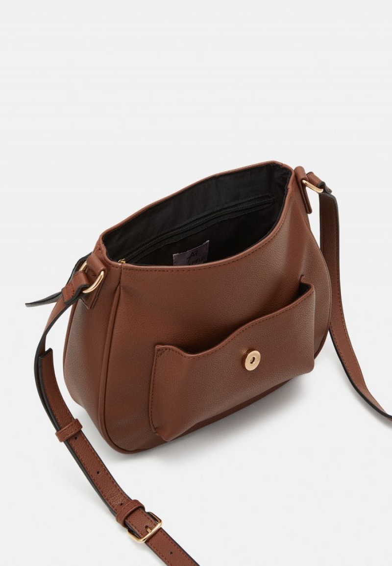 Anna Field Cheapest Cross Body Vesker Dame Brune | NO-TFCUR-9042