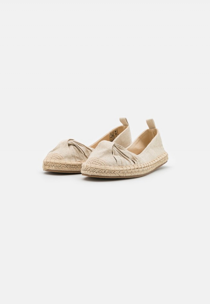 Anna Field Cheapest Espadrilles Ballerinasko Dame Beige | NO-JSGHB-9457