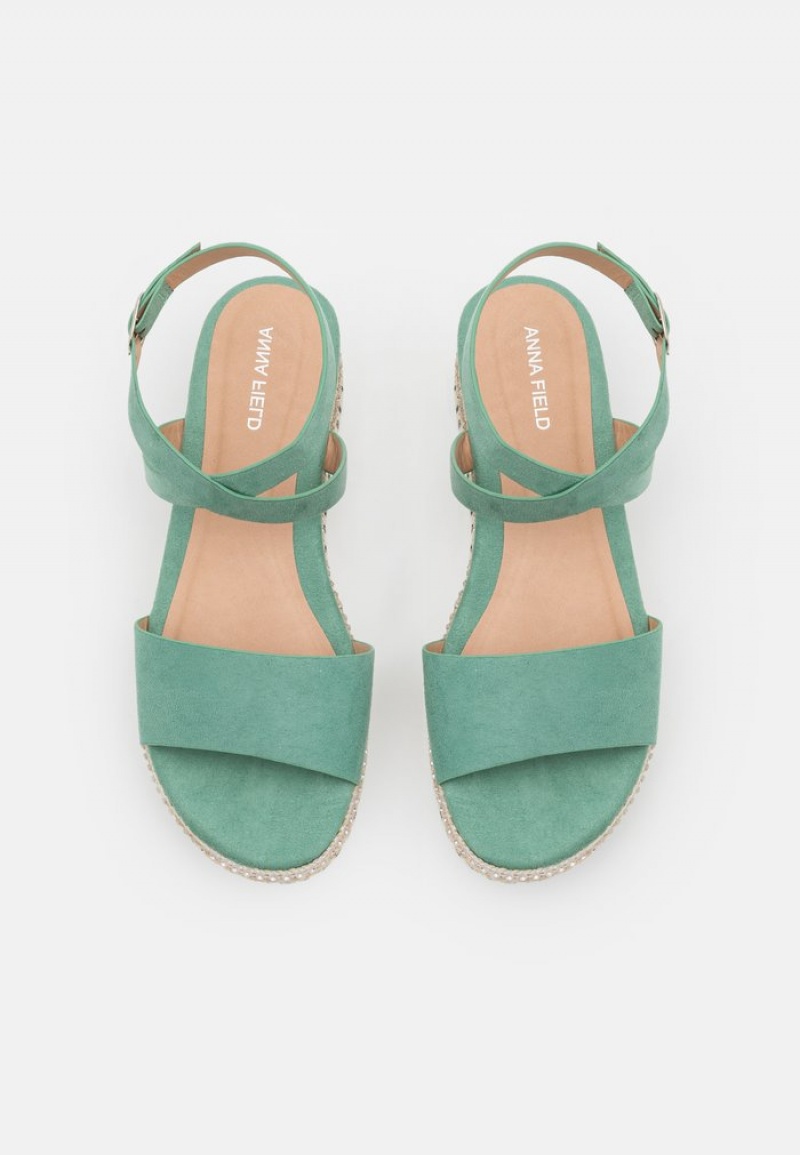 Anna Field Cheapest Espadrilles Sandaler Dame Mint | NO-AFDMP-5490