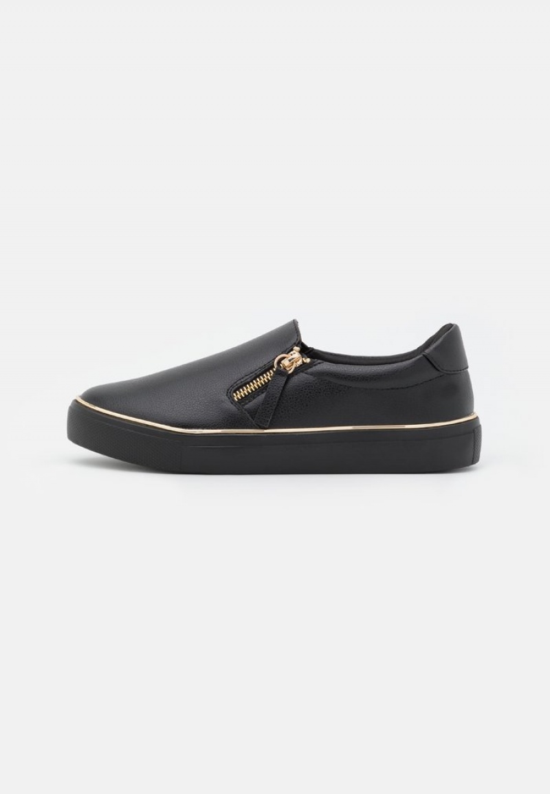 Anna Field Cheapest Komfort Slip-Ons Lave Sko Dame Svarte | NO-OWJQG-1209