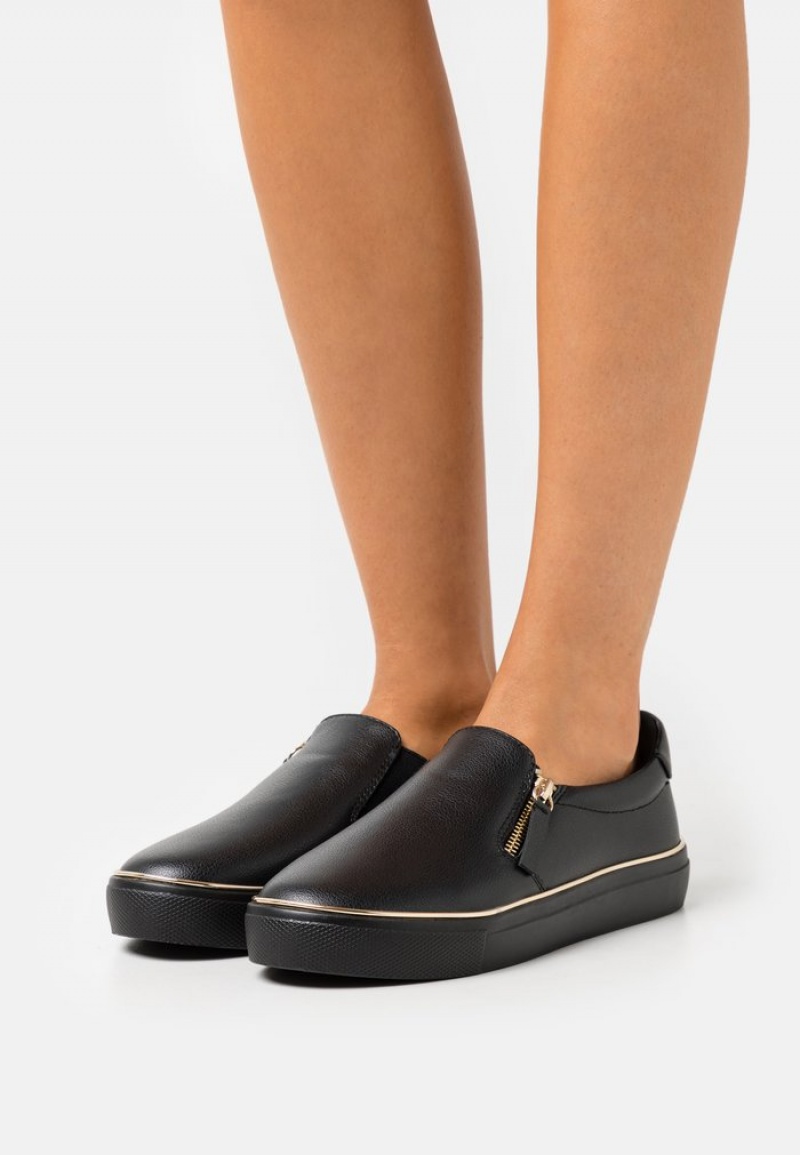 Anna Field Cheapest Komfort Slip-Ons Lave Sko Dame Svarte | NO-OWJQG-1209